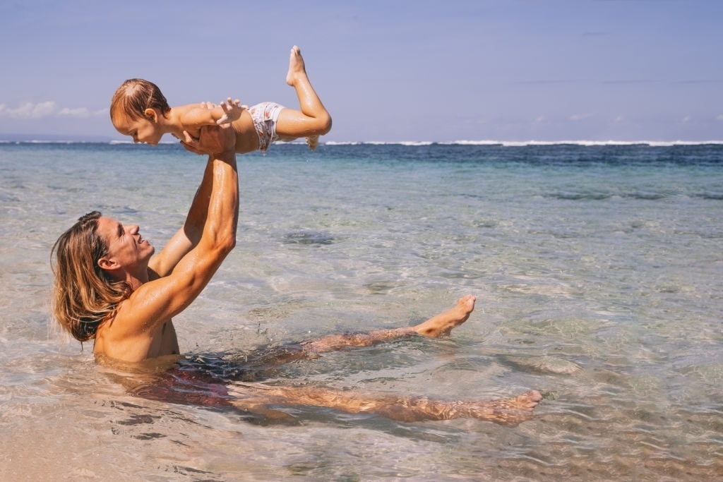 Enjoy the beach with your baby