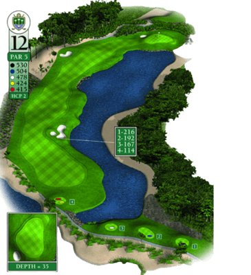Hole 12 golf la romana pga oceans