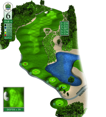 golf hole 6 pga oceans la romana